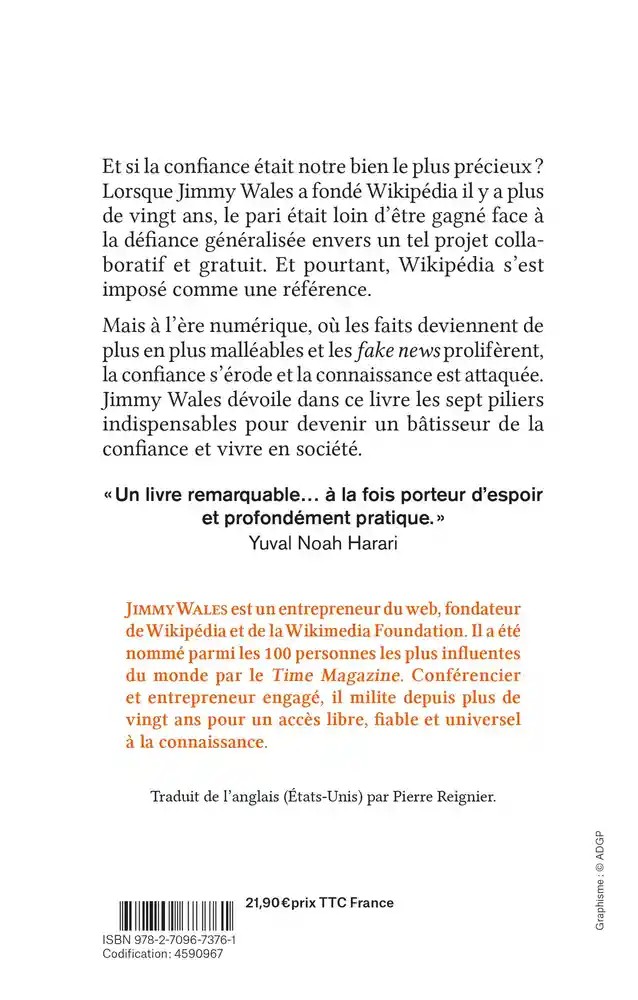 Les sept piliers de la confiance