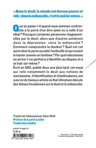 Deuil et mélancolie