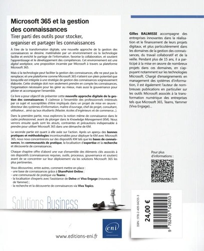 Microsoft 365 et la gestion des connaissances