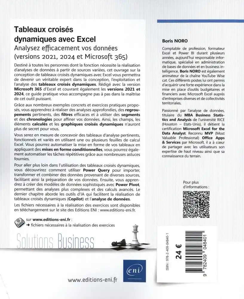 Tableaux croisés dynamiques avec Excel