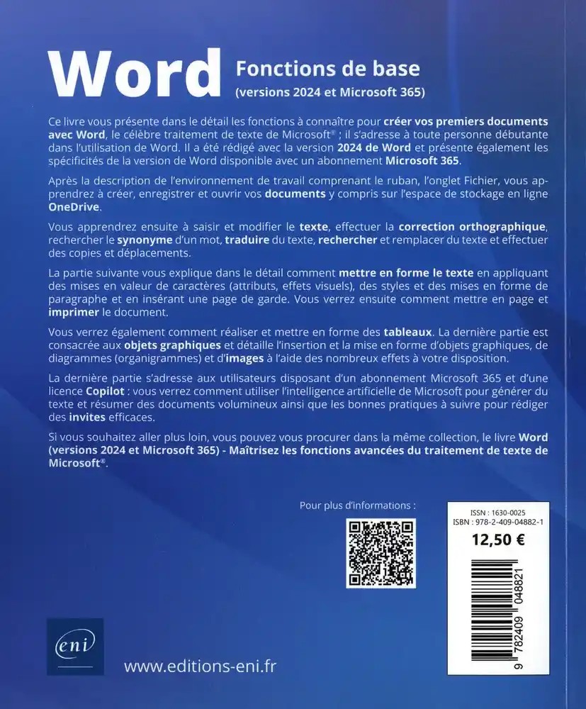 Word (versions 2024 et Microsoft 365)