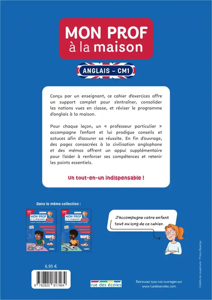 Anglais CM1 Mon prof à la maison