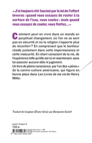 Eloge de l'insécurité