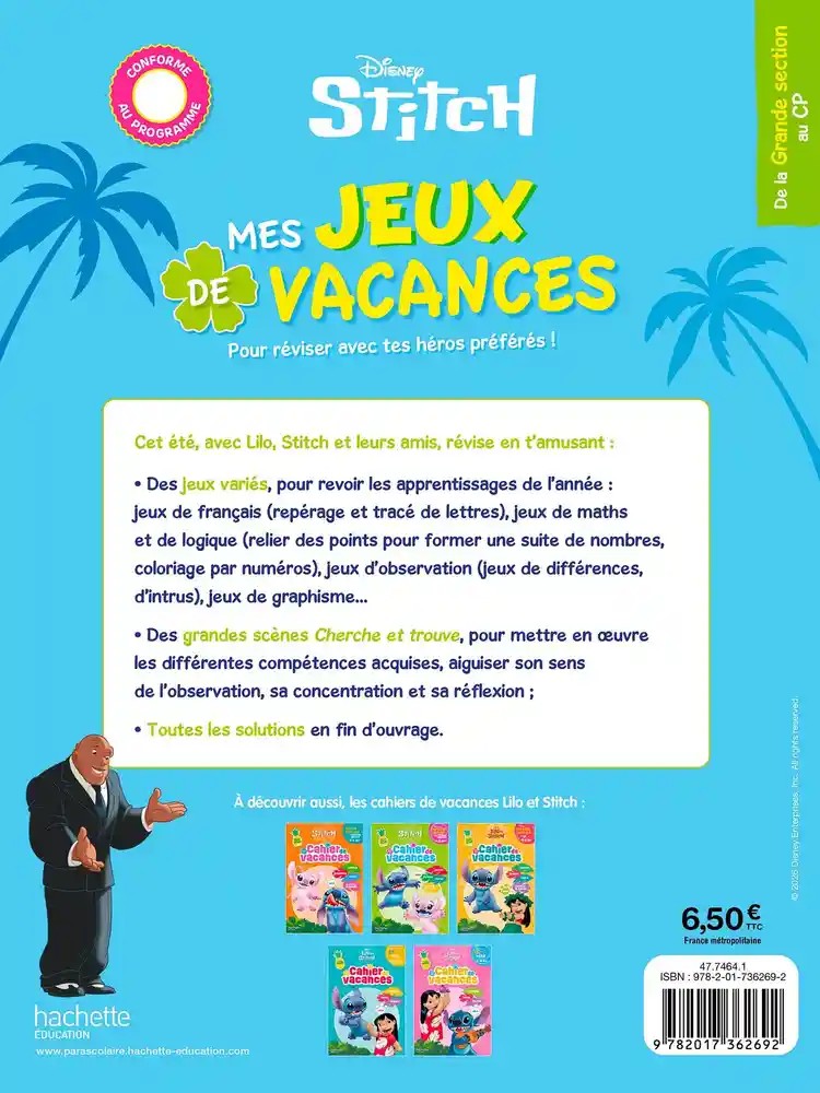 Mes jeux de vacances Stitch