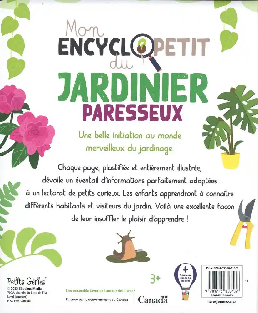 Mon encyclopetit du jardinier paresseux