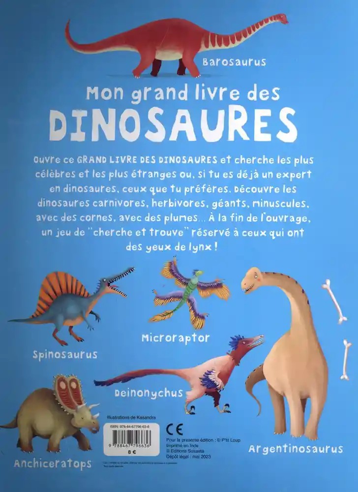 Mon grand livre des dinosaures